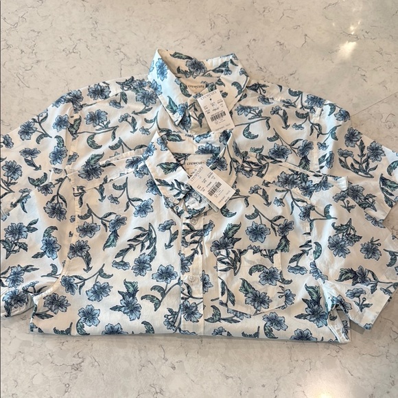 J. Crew Floral Print Youth Boys Shirts - Picture 2 of 5